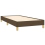 Brown fabric bed frame 100x200 cm by vidaXL, Beds and slatted bases - Ref: Foro24-346797, Price: 86,71 €, Discount: %