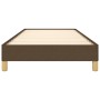 Brown fabric bed frame 100x200 cm by vidaXL, Beds and slatted bases - Ref: Foro24-346797, Price: 86,71 €, Discount: %