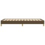 Brown fabric bed frame 100x200 cm by vidaXL, Beds and slatted bases - Ref: Foro24-346797, Price: 86,71 €, Discount: %