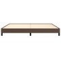 Estructura de cama de cuero sintético marrón 200x200 cm de vidaXL, Camas y somieres - Ref: Foro24-346925, Precio: 126,63 €, D...