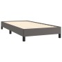 Gray synthetic leather bed frame 100x200 cm by vidaXL, Beds and slatted bases - Ref: Foro24-346890, Price: 91,55 €, Discount: %