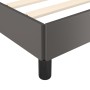 Gray synthetic leather bed frame 100x200 cm by vidaXL, Beds and slatted bases - Ref: Foro24-346890, Price: 91,55 €, Discount: %