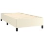 Cream synthetic leather bed frame 80x200 cm by vidaXL, Beds and slatted bases - Ref: Foro24-347217, Price: 91,99 €, Discount: %