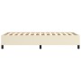 Estructura de cama cuero sintético color crema 80x200 cm de vidaXL, Camas y somieres - Ref: Foro24-347217, Precio: 91,61 €, D...