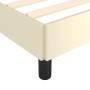 Cream synthetic leather bed frame 80x200 cm by vidaXL, Beds and slatted bases - Ref: Foro24-347217, Price: 91,99 €, Discount: %