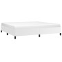 Estructura de cama de cuero sintético blanco 200x200 cm de vidaXL, Camas y somieres - Ref: Foro24-347270, Precio: 163,66 €, D...