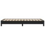 Estructura de cama de cuero sintético negro 90x200 cm de vidaXL, Camas y somieres - Ref: Foro24-346880, Precio: 89,81 €, Desc...