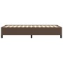 Estructura de cama de cuero sintético marrón 90x200 cm de vidaXL, Camas y somieres - Ref: Foro24-347230, Precio: 106,75 €, De...