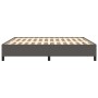 Estructura de cama de cuero sintético gris 200x200 cm de vidaXL, Camas y somieres - Ref: Foro24-347267, Precio: 161,56 €, Des...