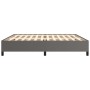 Estructura de cama de cuero sintético gris 200x200 cm de vidaXL, Camas y somieres - Ref: Foro24-347273, Precio: 151,26 €, Des...