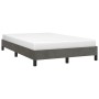 Estructura de cama de terciopelo gris oscuro 120x200 cm de vidaXL, Camas y somieres - Ref: Foro24-346965, Precio: 100,99 €, D...