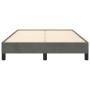 Estructura de cama de terciopelo gris oscuro 120x200 cm de vidaXL, Camas y somieres - Ref: Foro24-346965, Precio: 100,99 €, D...