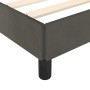 Estructura de cama de terciopelo gris oscuro 120x200 cm de vidaXL, Camas y somieres - Ref: Foro24-346965, Precio: 100,99 €, D...