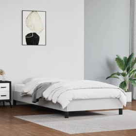 Bettgestell aus weißem Kunstleder, 80x200 cm von vidaXL, Betten und Lattenroste - Ref: Foro24-346869, Preis: 77,02 €, Rabatt: %