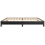 Estructura de cama de cuero sintético negro 200x200 cm de vidaXL, Camas y somieres - Ref: Foro24-346922, Precio: 133,99 €, De...