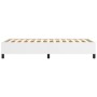 White synthetic leather bed frame 80x200 cm by vidaXL, Beds and slatted bases - Ref: Foro24-347216, Price: 98,68 €, Discount: %