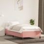 Pink velvet bed frame 80x200 cm by vidaXL, Beds and slatted bases - Ref: Foro24-347293, Price: 85,66 €, Discount: %