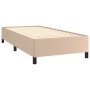 Estructura de cama cuero sintético color capuchino 90x190 cm de vidaXL, Camas y somieres - Ref: Foro24-347226, Precio: 100,14...