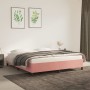 Pink velvet bed frame 180x200 cm by vidaXL, Beds and slatted bases - Ref: Foro24-347341, Price: 128,74 €, Discount: %