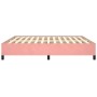 Estructura de cama de terciopelo rosa 180x200 cm de vidaXL, Camas y somieres - Ref: Foro24-347341, Precio: 128,74 €, Descuent...