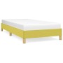 Green fabric bed frame 100x200 cm by vidaXL, Beds and slatted bases - Ref: Foro24-346801, Price: 85,11 €, Discount: %