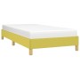 Green fabric bed frame 100x200 cm by vidaXL, Beds and slatted bases - Ref: Foro24-346801, Price: 85,11 €, Discount: %