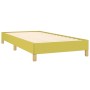 Green fabric bed frame 100x200 cm by vidaXL, Beds and slatted bases - Ref: Foro24-346801, Price: 85,11 €, Discount: %