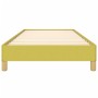 Green fabric bed frame 100x200 cm by vidaXL, Beds and slatted bases - Ref: Foro24-346801, Price: 85,11 €, Discount: %