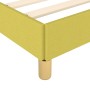 Green fabric bed frame 100x200 cm by vidaXL, Beds and slatted bases - Ref: Foro24-346801, Price: 85,11 €, Discount: %