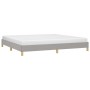 Estructura de cama gris claro tela 200x200 cm de vidaXL, Camas y somieres - Ref: Foro24-346842, Precio: 111,63 €, Descuento: %