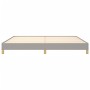 Estructura de cama gris claro tela 200x200 cm de vidaXL, Camas y somieres - Ref: Foro24-346842, Precio: 111,63 €, Descuento: %