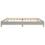 Estructura de cama gris claro tela 200x200 cm de vidaXL, Camas y somieres - Ref: Foro24-346842, Precio: 111,63 €, Descuento: %