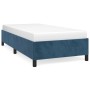 Estructura de cama de terciopelo azul 80x200 cm de vidaXL, Camas y somieres - Ref: Foro24-347292, Precio: 90,17 €, Descuento: %