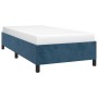 Estructura de cama de terciopelo azul 80x200 cm de vidaXL, Camas y somieres - Ref: Foro24-347292, Precio: 90,17 €, Descuento: %