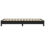 Estructura de cama cuero sintético negro 90x190 cm de vidaXL, Camas y somieres - Ref: Foro24-346874, Precio: 71,55 €, Descuen...