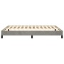 Estructura de cama de terciopelo gris claro 140x200 cm de vidaXL, Camas y somieres - Ref: Foro24-346976, Precio: 107,63 €, De...