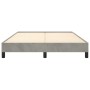 Estructura de cama de terciopelo gris claro 140x200 cm de vidaXL, Camas y somieres - Ref: Foro24-346976, Precio: 107,63 €, De...