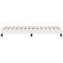 Estructura de cama cuero sintético blanco 90x190 cm de vidaXL, Camas y somieres - Ref: Foro24-346875, Precio: 80,99 €, Descue...