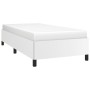 Estructura de cama cuero sintético blanco 90x190 cm de vidaXL, Camas y somieres - Ref: Foro24-347222, Precio: 106,63 €, Descu...