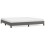 Gray synthetic leather bed frame 200x200 cm by vidaXL, Beds and slatted bases - Ref: Foro24-346926, Price: 145,28 €, Discount: %