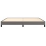 Estructura de cama de cuero sintético gris 200x200 cm de vidaXL, Camas y somieres - Ref: Foro24-346926, Precio: 132,99 €, Des...