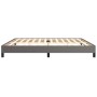 Gray synthetic leather bed frame 200x200 cm by vidaXL, Beds and slatted bases - Ref: Foro24-346926, Price: 145,28 €, Discount: %