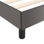 Gray synthetic leather bed frame 200x200 cm by vidaXL, Beds and slatted bases - Ref: Foro24-346926, Price: 145,28 €, Discount: %