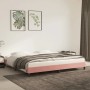 Pink velvet bed frame 200x200 cm by vidaXL, Beds and slatted bases - Ref: Foro24-346999, Price: 109,78 €, Discount: %