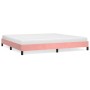 Pink velvet bed frame 200x200 cm by vidaXL, Beds and slatted bases - Ref: Foro24-346999, Price: 109,78 €, Discount: %