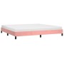 Pink velvet bed frame 200x200 cm by vidaXL, Beds and slatted bases - Ref: Foro24-346999, Price: 109,78 €, Discount: %