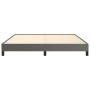 Estructura de cama de cuero sintético gris 200x200 cm de vidaXL, Camas y somieres - Ref: Foro24-346920, Precio: 134,31 €, Des...