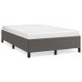 Estructura de cama de cuero sintético gris 120x200 cm de vidaXL, Camas y somieres - Ref: Foro24-347243, Precio: 141,63 €, Des...