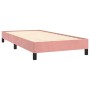 Estructura de cama de terciopelo rosa 90x200 cm de vidaXL, Camas y somieres - Ref: Foro24-346957, Precio: 80,68 €, Descuento: %