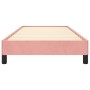 Estructura de cama de terciopelo rosa 90x200 cm de vidaXL, Camas y somieres - Ref: Foro24-346957, Precio: 80,68 €, Descuento: %